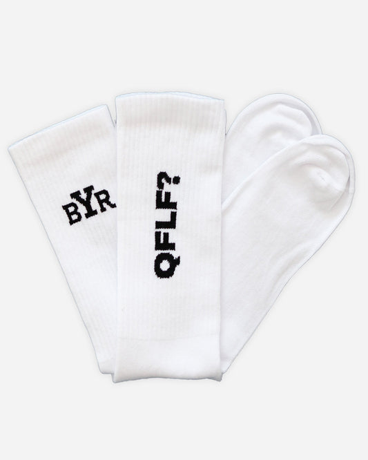 chaussettes blanche byr x cocobongo