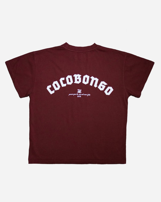 T-shirt lourd BYR x COCOBONGO - Bordeaux - BYR T-shirt BYR x COCOBONGO