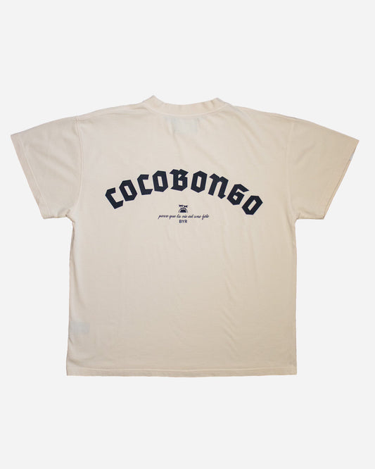 T-shirt lourd BYR x COCOBONGO - Crème - BYR T-shirt BYR x COCOBONGO
