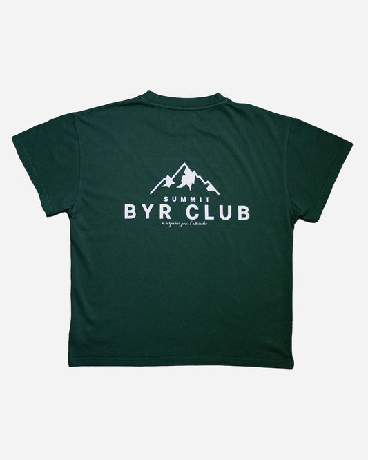 T-shirt lourd SUMMIT BYR CLUB - Vert sapin - BYR T-shirt SUMMIT BYR CLUB